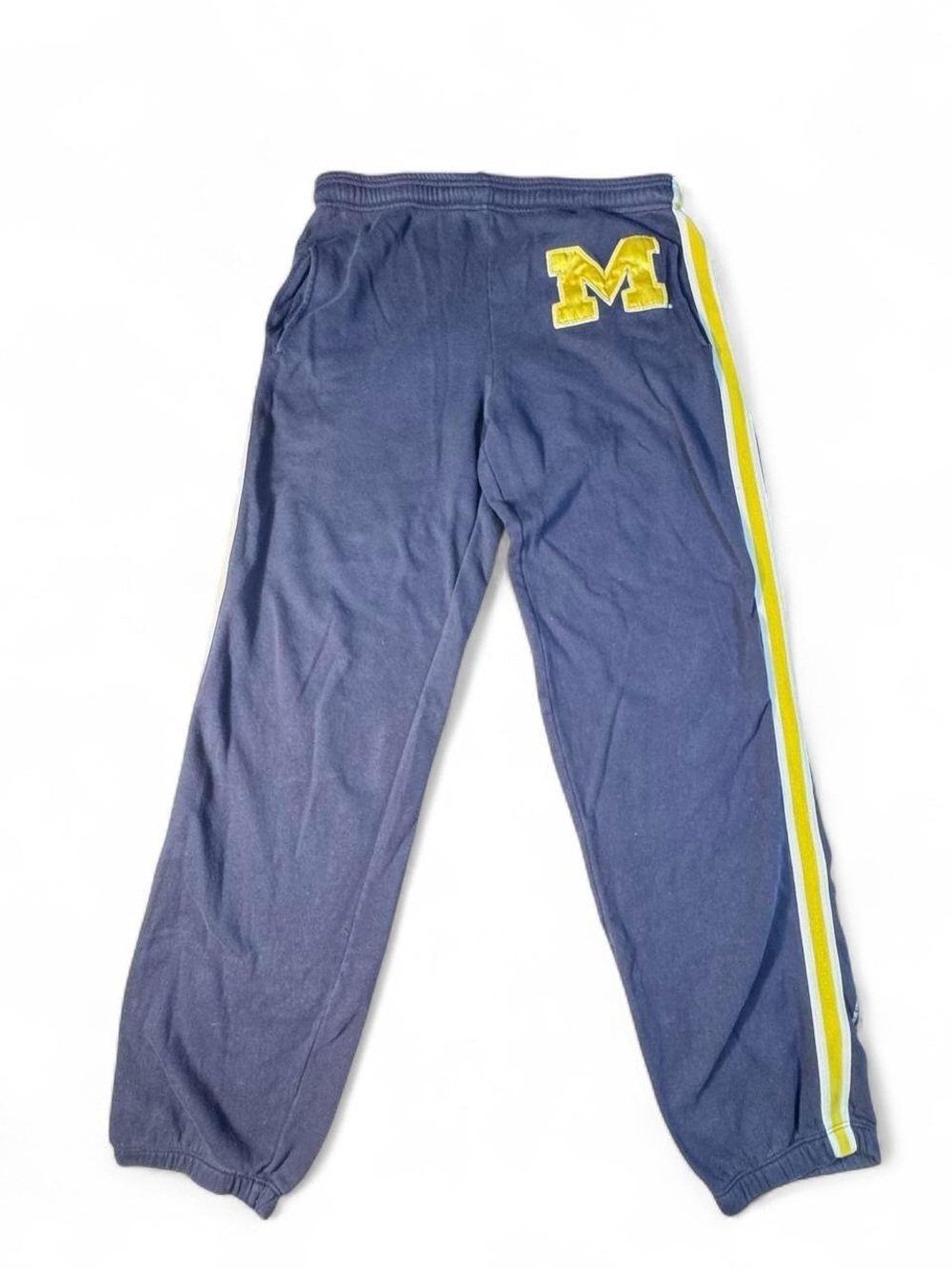 Vintage PINK Victoria's Secret Michigan Wolverines Sweatpants Medium Navy Blue